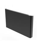Elektrische Radiator BWS Chuck 60x104 cm 2000W Muurbevestiging Met Stekker Antracietgrijs