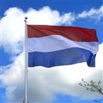 Nederlandse vlag 120x180 cm standaard blauw standaard