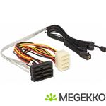 Delock 83391 Kabel Mini SAS HD SFF-8643 > 4 x SAS SFF-8482 + voeding + Zijband 1 m