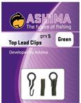 Ashima | Top Leadclips | green | 5 stuks