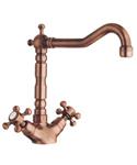 Keukenkraan Hoog Retro Sapho Antea 24 cm Koper