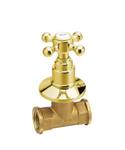 Kruisgreep Koud Water Sapho Antea 6x6 cm Goud