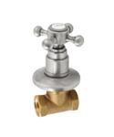 Kruisgreep Warm Water Sapho Antea 6x6 cm Goud