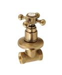 Kruisgreep Koud Water Sapho Antea 6x6 cm Brons