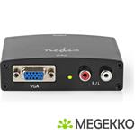 VGA-naar-HDMI-Converter | 1-Wegs - VGA + 2x RCA (L/R)-Ingang | HDMI-Uitgang