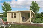 Blokhut met overkapping Tampa 481X292 