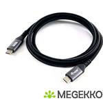 Equip 128381 USB-kabel 1,2 m USB4 Gen 3x2 USB C Zwart