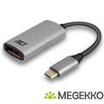 ACT USB-C naar DisplayPort female adapter 4K @ 60Hz
