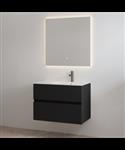 Badmeubelset met Kraangat Best Design Splash 80 cm Mat Zwart