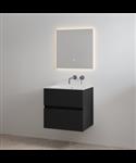 Badmeubelset zonder Kraangat Best Design Splash 60 cm Mat Zwart