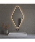 Ruit Spiegel incl. Verwarming en LED Verlichting Best Design Wieber 100x50 cm