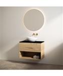 Badmeubelset Best Design Rigatti 78 cm Halifax + Mat Zwart Blad