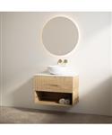 Badmeubelset Best Design Rigatti 78 cm Halifax + Mat Wit Blad