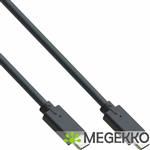 InLine 35704A USB-kabel 1,5 m USB 3.2 Gen 2 (3.1 Gen 2) USB C Zwart