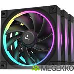 DeepCool FL12-3 in 1 Computer behuizing Ventilator 12 cm Zwart 3 stuk(s)