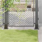 vidaXL Spokkels vierkant 12 st 91x91 mm antraciet staal gepoedercoat