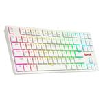 Draadloze Gaming Toetsenbord - Wit toetsenbord