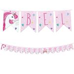 Unicorn Rainbow Colors Reusable Letter Banner 1St