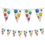 Sparkling Balloons Reusable Flag Banner 1St