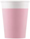 Solid Colour Pink Fsc Paper Cups 200Ml (Wm) 8St