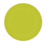Solid Colour Lime Green Reusable Plates 20Cm 2St