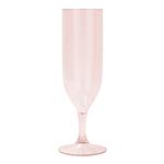 Reusable Semi Tranparent Glasses Reusable Semi Tranparent Champagne Glasses In Rose Gold Color 2St