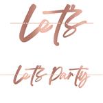 Rose Gold Party Fsc Paper Garland 