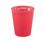 Party Reusable Semi Transparent Products Party Reusable Semi Transparent Cup 250Ml Red 1St