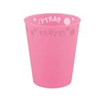 Party Reusable Semi Transparent Products Party Reusable Semi Transparent Cup 250Ml Pink 1St