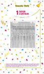 Party Essentials Silver Curtains 1X2M 1St