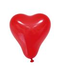 Party Essentials Heart Shaped Balloons Red 8St