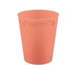 Party Reusable Pastel Colors Party Reusable Cup 250Ml Salmon Pastel 1St