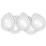 Party Essentials Fsc Metallic Pastel Balloons White 8St