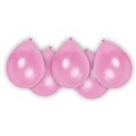 Party Essentials Fsc Metallic Pastel Balloons Pink 8St