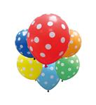 Party Essentials Dots Balloons 6St