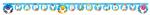 Baby Shark Fsc “Happy Birthday” Die Cut Paper Banner 1St
