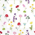 3 Ply Paper Napkins Three Ply Paper Napkins 33X33Cm Flowers Field 20St