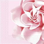 3 Ply Paper Napkins Three Ply Paper Napkins 33X33Cm Pink Rose 20St