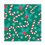 3 Ply Paper Napkins Three Ply Paper Napkins 33X33Cm Xmas Sugar Canes 20St