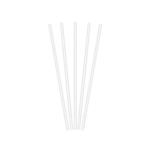 Paper Drinking Straws Fsc White Paper Drinking Straws 19.7X0.6Cm (Packet Of 24) 24St