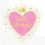 My Little Princess Fsc Two Ply Paper Napkins 33X33Cm 20St