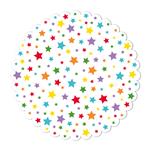 Multicolour Bright Stars Fsc Cake Base 29Cm 1St