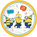 Minions: The Rise Of Gru Fsc Paper Plates Next Generation Large 23Cm 8St