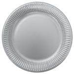 Metallic Colors Fsc Paper Plates Next Generation Large 23Cm Silver 8St
