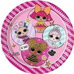 L.O.L. Glitterati Fsc Paper Plates Next Generation Large 23Cm 8St