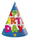 Kokliko Happy Birthday Paper Hats 6St