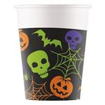 Happy Halloween Party Fsc Paper Cups 200Ml (Wm) 8St