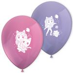 Gabby'S Dollhouse Printed Latex Balloons 8St
