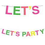 Fluorescent Paper Garlands Fsc Paper Garland 