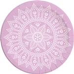 Everyday Designs Mandala Purple & White Fsc Paper Plates Next Generation Large 23Cm (Deep Mould) 8St